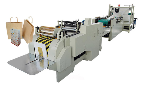 Máquina para fabricar bolsas de papel de fondo rectangular LFD-330